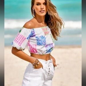 NWT Lilly Pulitzer Esmeray off the shoulder top